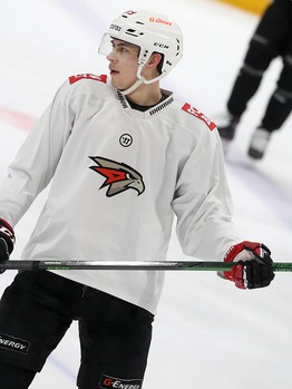 Тренировка «Авангарда» перед первым матчем серии с «Ак Барсом»