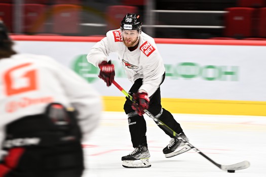 Раскатка «Авангарда» перед матчем с «Трактором»