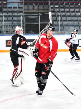 Раскатка "Авангарда" перед игрой со "Слованом"