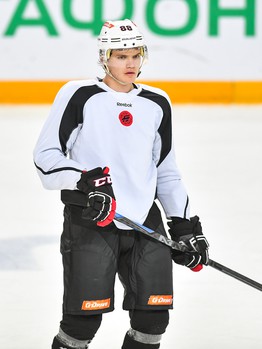 Тренировка "Омских Ястребов" перед стартом нового сезона МХЛ