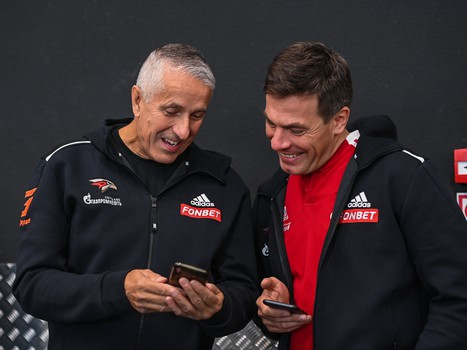 Тренировка «Авангарда» в Омске