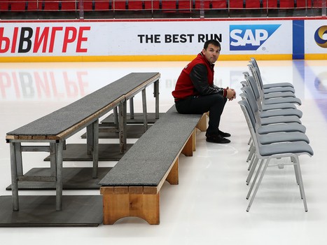 Фотографирование команды перед плей-офф