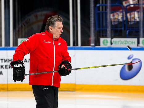 Раскатка «Авангарда» перед выездным матчем с «Металлургом»