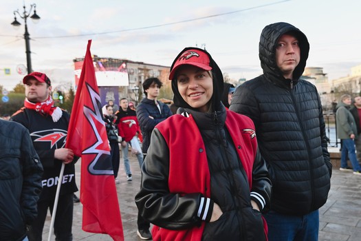 Фан-зона «Авангарда» на Пешеходном Любинском