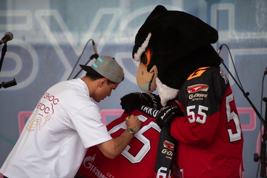 Наиль Якупов на вечеринке Буэнос Летос