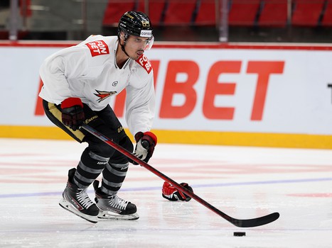 Раскатка «Авангарда» перед матчем с «Автомобилистом»