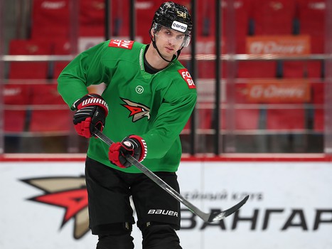 Первая тренировка Виктора Сведберга в «Авангарде»