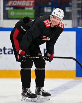 Раскатка «Авангарда» перед четвёртым матчем серии с «Металлургом» в Магнитогорске