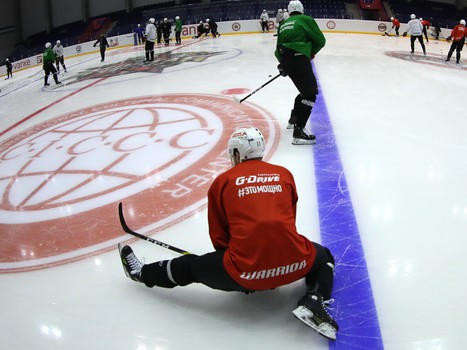 Раскатка «Авангарда» в Уфе перед шестым матчем серии с «Салаватом Юлаевым»