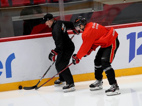 Раскатка «Авангарда» перед матчем с «Амуром»