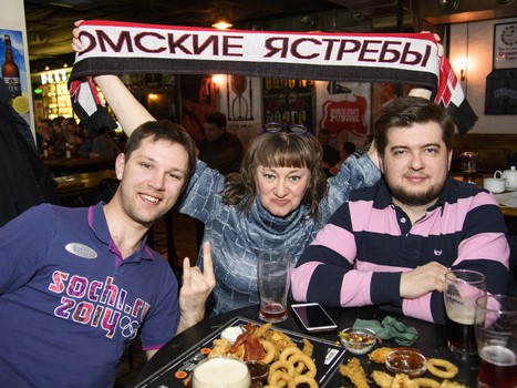 31.03.2019. Фан-зоны "Авангарда" в Омске 