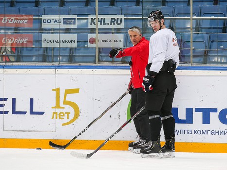 Первая тренировка Богдана Якимова в «Авангарде»