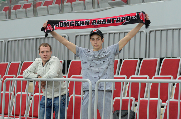 Раскатка "Авангарда" во Владивостоке перед матчем с "Адмиралом"