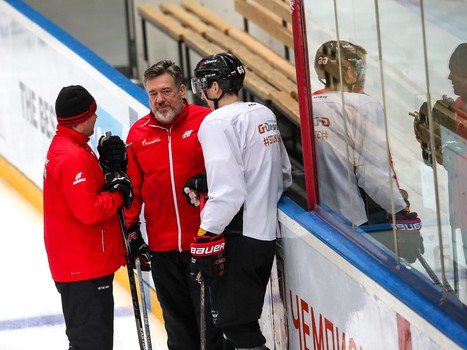 Раскатка «Авангарда» перед четвертым матчем финала с ЦСКА