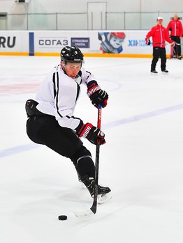 Тренировка "Авангарда" в Омске