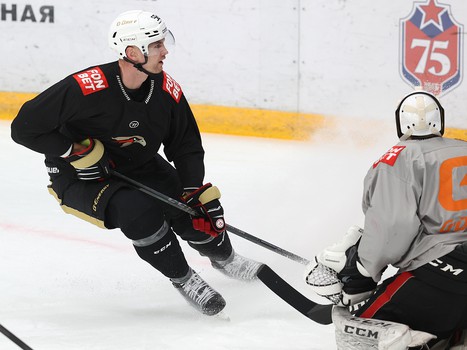 Раскатка «Авангарда» перед выездным матчем с ЦСКА