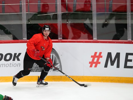 Раскатка «Авангарда» перед матчем с «Сибирью»