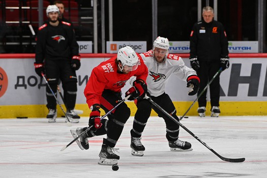 Тренировка «Авангарда» в Омске