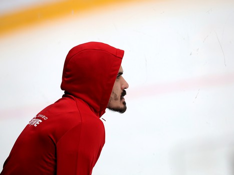 Тренировка «Авангарда» перед стартом финала Кубка Гагарина