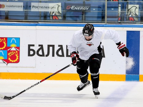 Раскатка «Авангарда» перед вторым матчем с «Адмиралом»