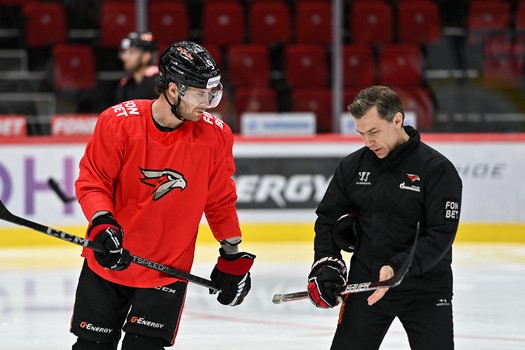 Раскатка «Авангарда» перед матчем с «Ак Барсом»