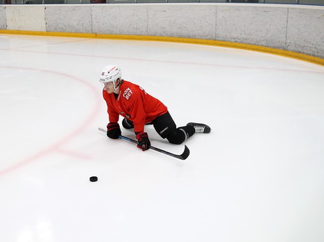 Тренировка «Авангарда» перед первым матчем серии с «Ак Барсом»