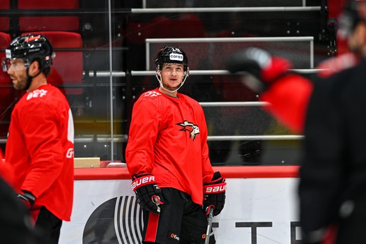 Тренировка «Авангарда» перед матчем с «Адмиралом»