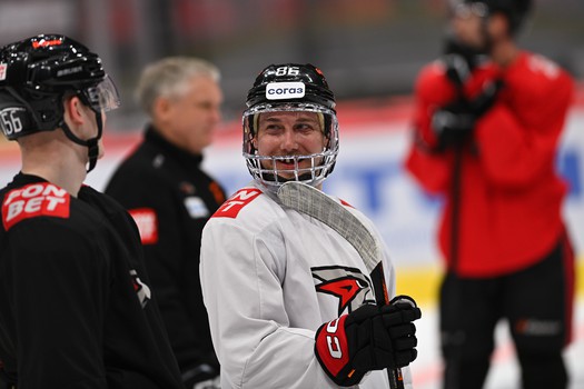 Раскатка «Авангарда» перед матчем с «Торпедо»