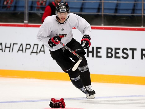 Раскатка «Авангарда» перед матчем с «Амуром»