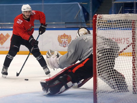Тренировка «Авангарда» в Сочи