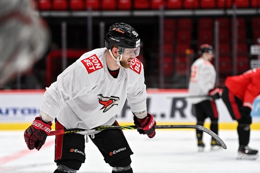 Раскатка «Авангарда» перед матчем с «Салаватом Юлаевым»