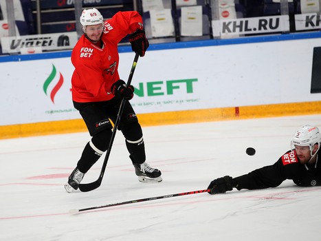 Раскатка «Авангарда» перед выездным матчем с «Ак Барсом»