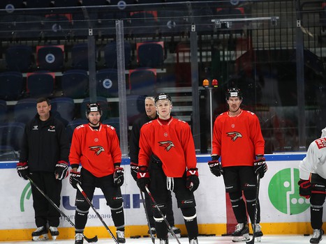 Раскатка «Авангарда» перед юбилейным матчем с «Ак Барсом»