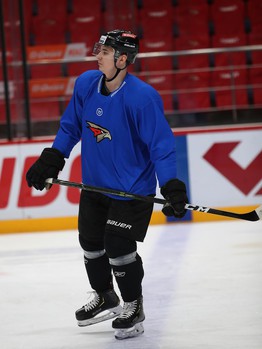 Раскатка «Авангарда» перед матчем с «Трактором»