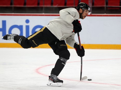 Раскатка «Авангарда» перед матчем с ХК «Сочи»