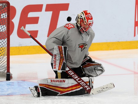 Тренировка «Авангарда» перед матчем с минским «Динамо»