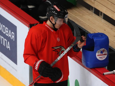 Раскатка «Авангарда» перед матчем с «Барысом»