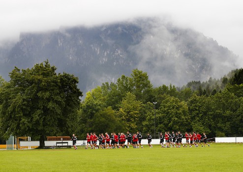 Дорога к сезону. Тренировка под открытым небом в Фюссене