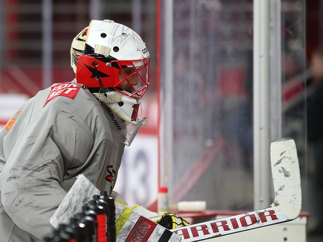 Тренировка «Авангарда» перед четвёртым матчем серии с «Автомобилистом»