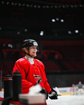 Раскатка «Авангарда» перед матчем с «Автомобилистом»