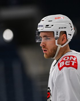 Раскатка «Авангарда» перед матчем в Минске