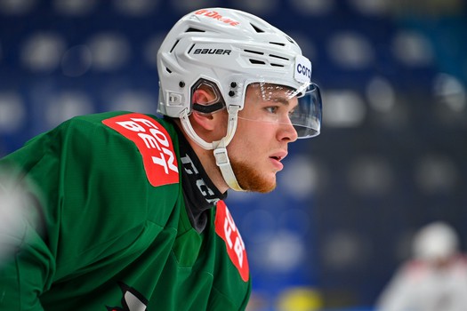 Раскатка «Авангарда» перед матчем в Нижнекамске