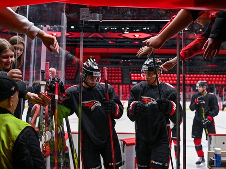 Открытая тренировка «Авангарда» перед плей-офф