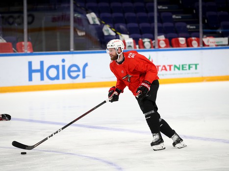 Раскатка «Авангарда» перед вторым матчем серии с «Ак Барсом»