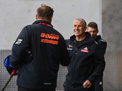 Тренировка «Авангарда» в Омске