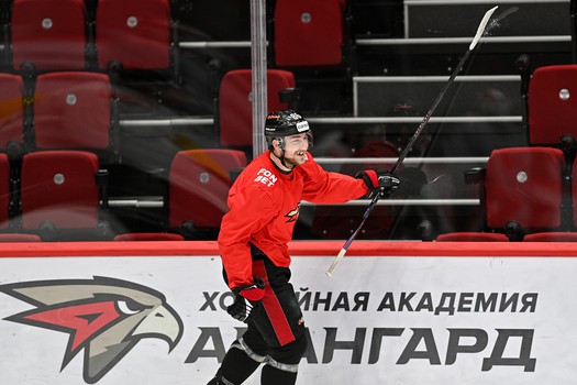 Тренировка «Авангарда» в Омске