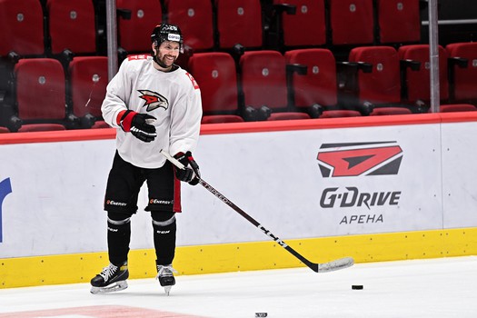 Раскатка «Авангарда» перед первым матчем серии с «Металлургом»