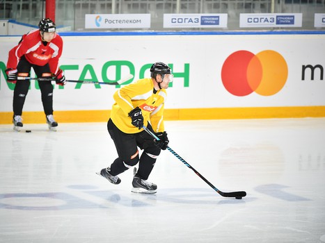 Раскатка "Авангарда" перед матчем с "Амуром"