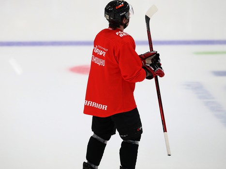 Раскатка «Авангарда» перед матчем с «Магниткой»