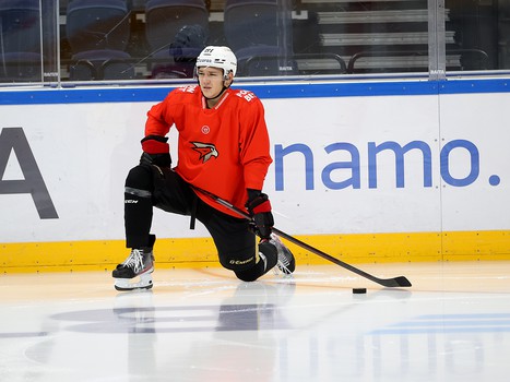 Раскатка «Авангарда» перед выездным матчем с московским «Динамо»